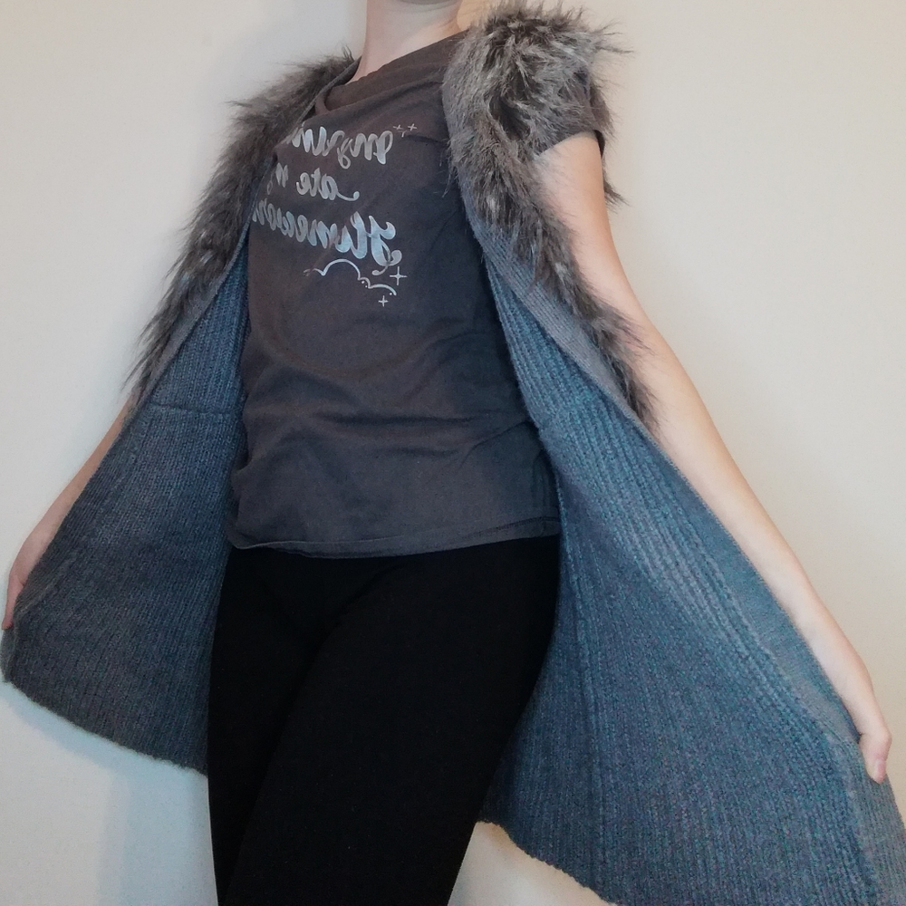 Grey vest